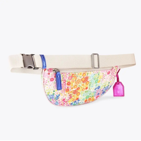 Kurt Geiger Limited Edition Floral Couture Southbank Belt Bag w/Dustbag, NWT - Picture 3 of 4